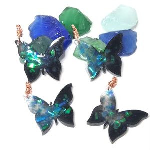 Custom Handmade Butterfly Necklaces